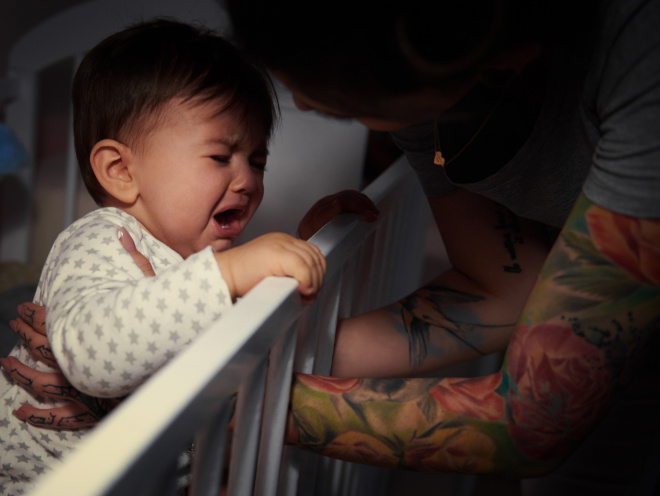 Is it OK to let a baby cry? | Baby & toddler articles & support | NCT